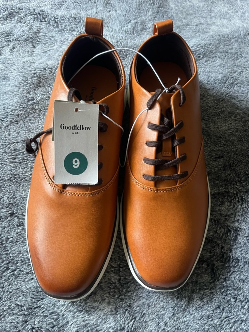 Goodfellow & Co Men’s Brown Lace-Up Oxfords